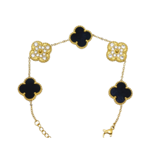 Gleaming Clover Cascade Bracelet - Image 4